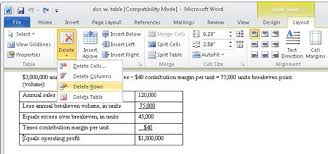 We Learned How To Format A Table In Word 2010 Words Insert Text Format