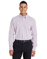 devon jones dg540 mens crownlux performance micro windowpane shirt