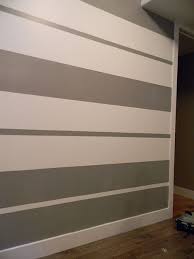 It will look elegant and will give special charm to any bedroom. Striped Bedroom Wall Frogtape Painting Stripes On Walls Wall Paint Designs Striped Walls