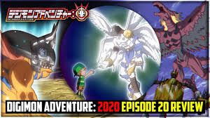 Angemon Appears Velgemon Attacks Digimon Adventure 2020 Episode 20 Review Youtube