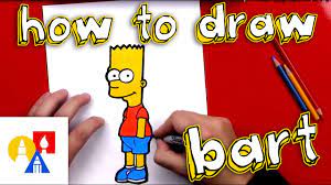 How To Draw Bart Simpson - Youtube