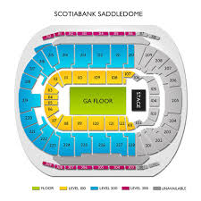 Scotiabank Saddledome 2019 Seating Chart