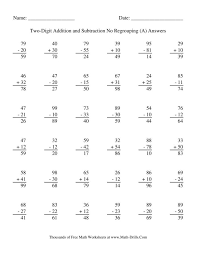 Download the double digit subtraction worksheets. Adding And Subtracting Two Digit Numbers No Regrouping Addition Subtraction Worksheets 2 Digit Addition And Subtraction Worksheets Pdf Worksheets Is Pre Algebra 8th Grade Math 1stg Shepherds Math Games Math Sheets 4