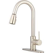 When it comes to the installation parts many people have lots of doubts.i have attached a video showing how to install a pull out kitchen faucet. Essential Style Kitchen Faucet Pull Down Spout Urbania Brushed Nickel Urb78cbn2 Reno Depot
