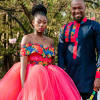 Tsonga traditional wedding dresses are filled with colors and sometimes it's within the african print too. 1