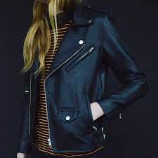 Classic Moto Jacket Born A Bad Seed Vintage Clothes Women Leather Jacket Boss Lady