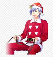 Transparent Santa Sitting Png - Santa Claus Anime Png, Png Download - vhv