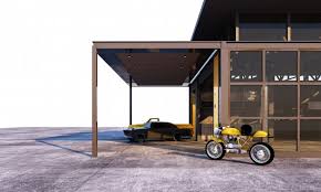 A collection of exterior designs featuring 17 outstanding industrial home exterior designs you'll our showcase of the industrial home design style is coming to an end and what better way to end a. Premium Photo Exterior And Interior Garage Industrial Loft Style With Cars 3d Rendering