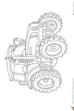 Besoins de pièces pour votre tracteur new holland ? Dessin A Imprimer Et A Colorier D Un Tracteur Agricole Moderne