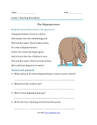 These reading worksheets will help kids practice their comprehension skills. Reading Worksheets First Grade Reading Worksheets