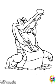 Tick Tock The Crocodile Coloring Page Peter Pan Coloring Pages Disney Coloring Pages Peter Pan Disney