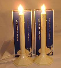 Lot Of 5 Vintage Noma Electric Christmas Candolier Candle Original Box Works 9 25 Candles Window Candles Hurricane Candles