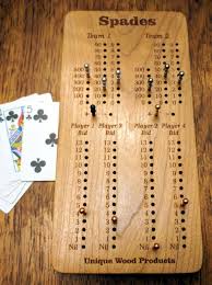 With the crease you can choose two different methods on this one board. Spades Game Scoreboard Etsy