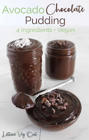 The most important meal of the day! Easy Vegan Avocado Chocolate Pudding Recipe Gluten Free This 4 Ingredient Vegan Ch Avocado Chocolate Pudding Vegan Chocolate Pudding Avocado Recipes Dessert