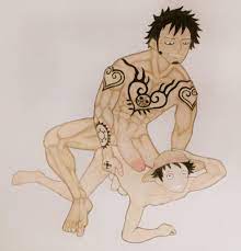 luffy x law from One Piece. 😋 : r rule34gay