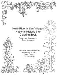Government endorsement of the entity, its views, the products. Coloring Pages Knife River Indian Villages National Historic Site U S National Park Service