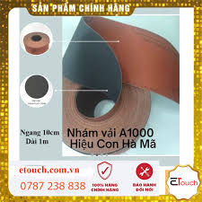Nhám vải, giấy nhám độ mịn 1000 siêu mịn, hiệu con hà mã, quy cách bề ngang  10cm, dài 1m - Công ty ETOUCH