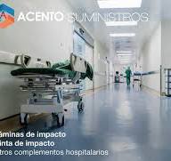 Cinta y lámina de impacto - protector de paredes hospitalarias