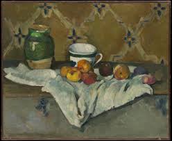 Design your everyday with removable trip wallpaper you'll love. Paul Cezanne Still Life With Jar Cup And Apples The Metropolitan Museum Of Art