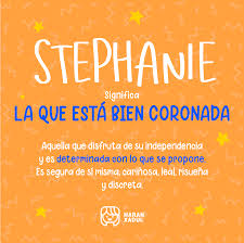 Significado Del Nombre Stephanie