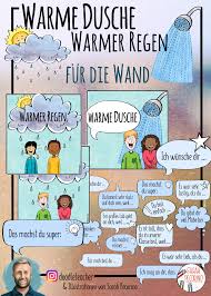 Warme Dusche Warmer Regen Poster Und Wandschmuck Unterrichtsmaterial In Den Fachern Daz Daf Deutsch Fachubergreifendes Klassenzimmer Gestalten Grundschule Unterricht Schule Grundschule