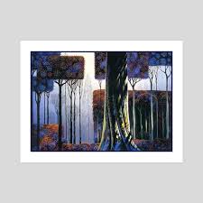 Eyvind Earle Gothic magnifique Forest