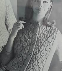 Welcome to h&m, your shopping destination for fashion online. Leaf Sweater Vintage Knitting Pattern Pdf Red Basket Crafts