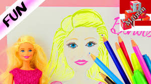 Download sekarang gambar barbie cantik, boneka barbie, pilih dari 200 pilihan gratis! Menggambar Barbie Tanpa Buku Gambar Top Model Youtube