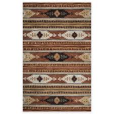Searching for a custom designed tibetan knot, flatwoven or drop stitch luxury rug? Rizzy Home Southwest Thin Stripe Multicolor Rug Bed Bath Beyond