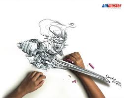 Creative Ads Live Drawings For Animaster Never Draw A Fierce Swordsman Dessins Droles Dessins Sympas Photo Dessin