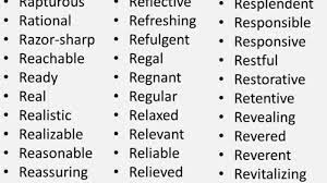 Then, the following list of over over 1210 adjectives is for you. Positive Adjectives That Start With R English Grammar Here