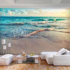 Vlies Fototapete Strand Landschaft Meer Tapete Wohnzimmer Wandbilder Xxl 287 Fototapete Fototapete Strand Tapeten Wandbilder