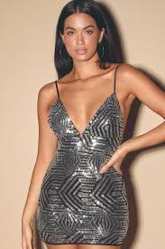 Black And Silver Sequin Dress Modern Beauty Black And Silver Sequin Bodycon Mini Dress Mini Dress Bodycon Mini Dress Bodycon Skirt Fall