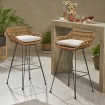 We have options that'll work for families of various sizes. Outdoor Bar Stools Wayfair