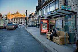 Ikea Parisian Saga Continues With 12 Bus Shelters Turned Into Livingrooms Freshome Com Bus Stop Street Marketing Bus Shelters