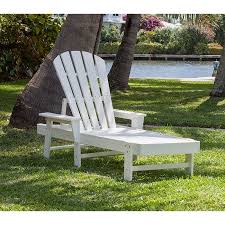 Polywood Recycled Plastic Adirondack Style Chaise Lounge Maintenance Free Resin Usa M Outdoor Patio Chaise Lounge Patio Chaise Lounge Outdoor Chaise Lounge