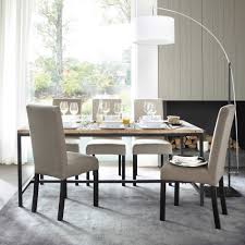 Lampara De Pie De Metal Y Algodon Blanco Al 202 Cm Con Imagenes Mesas De Comedor Industriales Mesas De Comedor Comedor Industrial