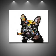 See more ideas about pictures, cool pictures, photo. Cool Dog Hand Painted Modern Home Decor Wall Art Painting