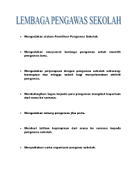 Mengadakan Sistem Pemilihan Pengawas Sekolah