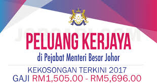 According to convention, the menteri besar is the leader of the majority party or largest coalition party. Jawatan Kosong Terkini Di Pejabat Menteri Besar Johor Gaji Rm1 505 00 Rm5 696 00 Jobcari Com Jawatan Kosong Terkini