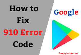 Fix Google Play Store 910 Error Code In 2020 Coding Error Code Google Play Store