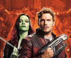 Chris pratt's guardians of the galaxy character will be in taika waititi's upcoming marvel sequel thor: Hd Wallpaper Gamora Chris Pratt Peter Quill Zoe Saldana Star Lord Guardians Of The Galaxy Vol 2 Wallpaper Flare