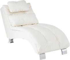 Although we are a direct importer of fine outdoor furniture, many of products are proudly made in the united states. Coaster Faux Leather Chaise 550078 White Appliances Connection