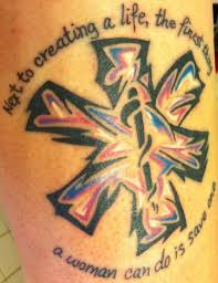 Medical tattoos offer important health information. Pin By Nicole Conway On Random Ems Tattoos Tattoos Fire Fighter Tattoos