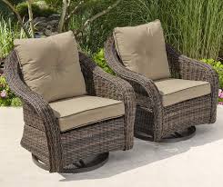 Palermo 2 Piece All Weather Wicker Glider Patio Chair Set At Big Lots Patio Chairs Outdoor Furniture Sets Diy Outdoor Furniture