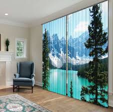 ستائر ثلاثية الأبعاد 35 صورة نماذج بنمط ثلاثي الأبعاد خيارات مع تأثير Blackout في غرفة المعيشة