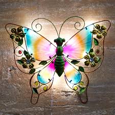 Check spelling or type a new query. Globrite Solar Butterfly Wall Art Light Colorful Metal Butterfly Garden Ornament Decoration With White Glow Buy Online In Mongolia At Desertcart 146049419