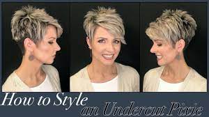 Hair Tutorial Styling An Undercut Pixie With A Fun Side Flip Short Spiked Hair Short Hair Styles Pixie Short Stacked Hair