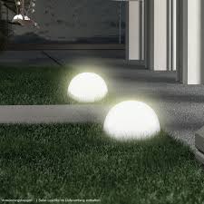 Unterwasserleuchten mit solar sind selten und schön. 2er Set Led Solar Aussen Leuchten Wand Boden Kugel Lampen Garten Rasen Blumenbeet Balkon Beleuchtung Kaufen Bei Www Etc Shop De Gmbh Co Kg