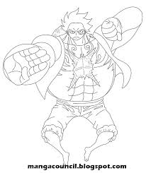 Activating gear second also uses a lot of stored energy from his body. Coloriage One Piece Luffy Gear 4 Novocom Top